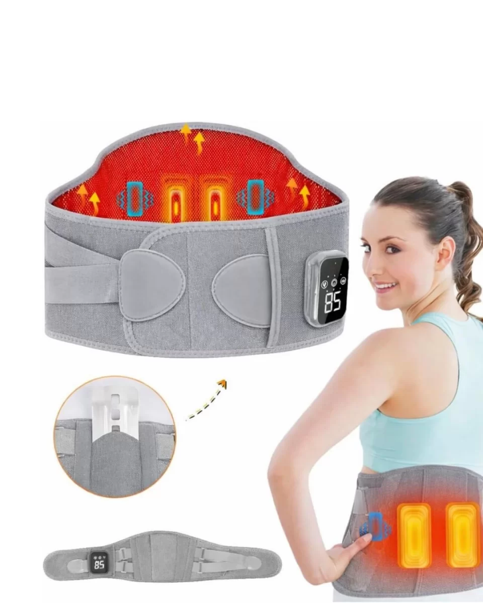 3 Kademe Isıtmalı ve Titreşimli Bel Destek Kemeri Ergonomik Tasarım - Görsel 4