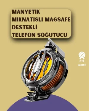 Mobil Oyunlar İçin Serinletici Telefon Fanı | Sessiz Çalışma | Geniş Kıskaçlı Tasarım