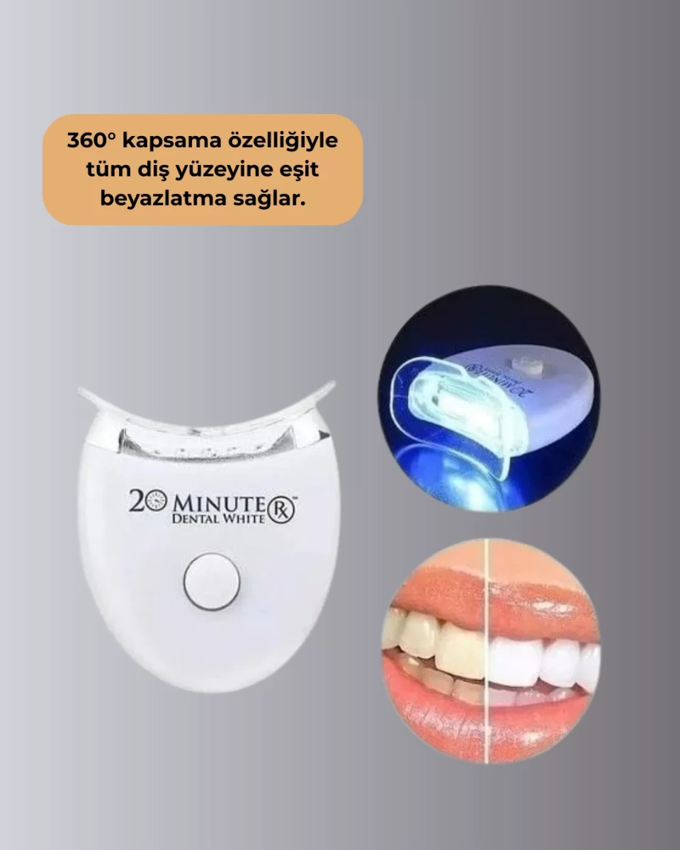 20 Dakikada Hızlı Etkili Diş Beyazlatıcı Cihaz - Görsel 3