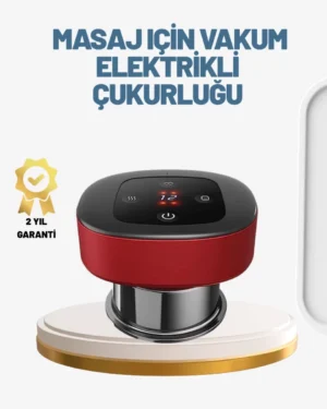 Akıllı Vakumlu Kupa Masaj Cihazı Ağrı Giderici ve Rahatlatıcı Terapi