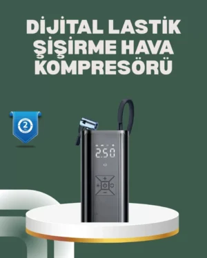 Bisiklet, Motosiklet ve Araçlar İçin Çok Amaçlı Hava Pompası