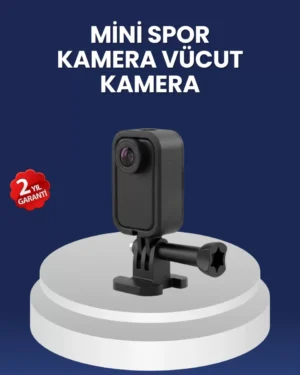 Vlog, Seyahat ve Günlük Video Çekimleri İçin Mini Kamera