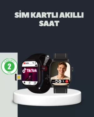 SIM Kartlı GPS Destekli Akıllı Saat Sesli Görüşmeli