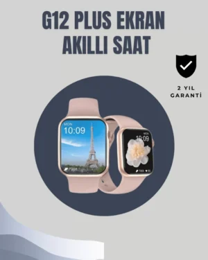 Su Geçirmez Akıllı Saat – 300 mAh Batarya, Sesli Arama, Uyku & Adım Takibi