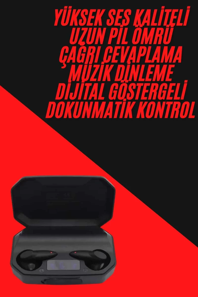 Siyah Profesyonel Gaming Kulaklık HD Mikrofonlu Çağrı Cevaplayabilen - Görsel 2