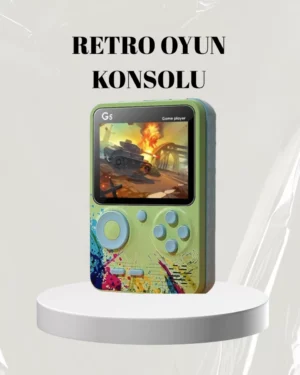 3 İnç Renkli Ekranlı Taşınabilir El Konsolu – G5 Modeli