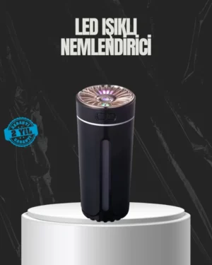 USB Aromaterapi Difüzör Ultrasonik Hava Nemlendirici LED Gece Lambalı