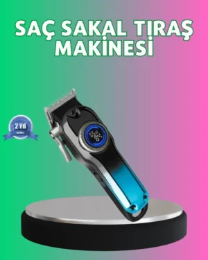 4 Limit Tarağı ve Ayarlanabilir Kesim Uzunluğu Saç Makinesi