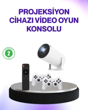 2.4G Kablosuz Destekli Oyun ve Film Projeksiyonu Ev Kullanımı İçin