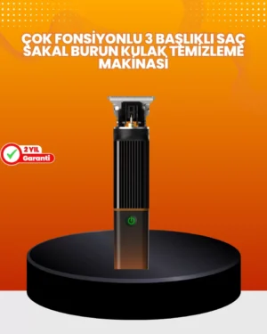 Erkekler İçin 3 in 1 Şarjlı Bakım Seti – 7300 RPM Güçlü Motor ve Sessiz Çalışma