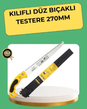 270 mm Düz Bıçaklı Bahçe Budama Testeresi Kılıflı