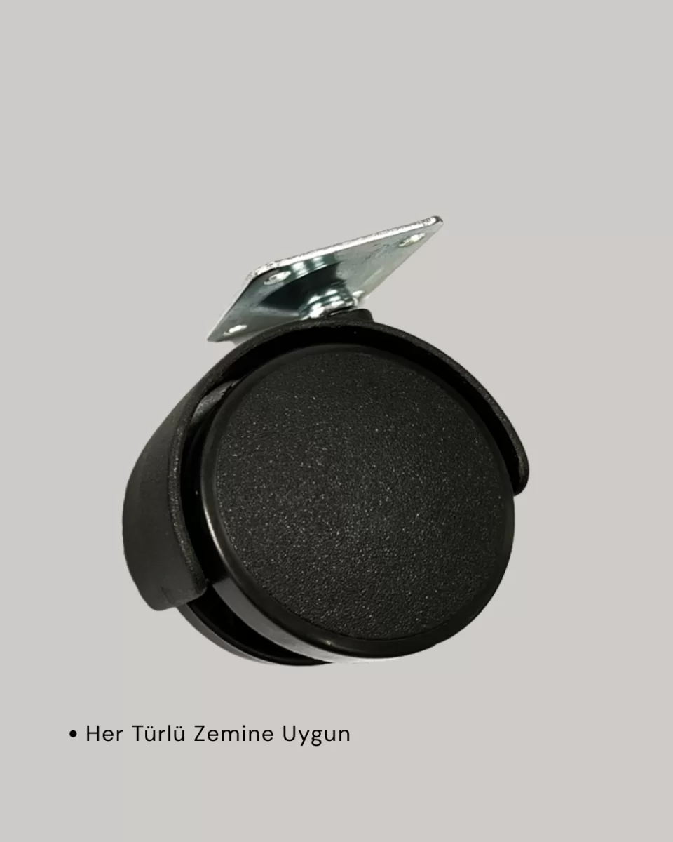 Kilitsiz 4 cm Tekerlek Ayak 4’lü Set Sessiz ve Dayanıklı - Görsel 3
