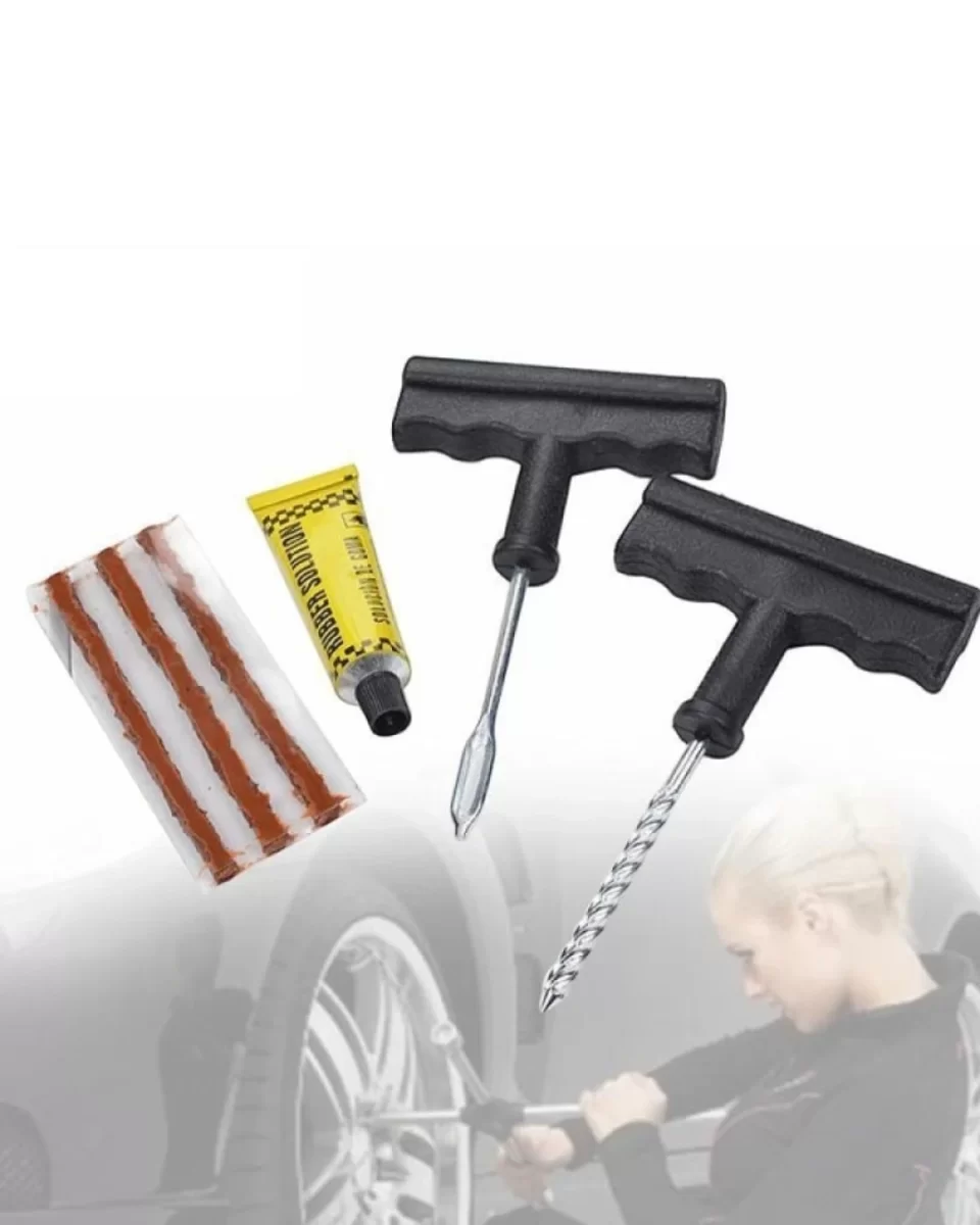 Servise Gerek Kalmadan Patlak Lastik Çözümü 6 Parça Set - Görsel 4