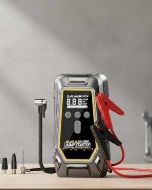 Akü Takviye Lastik Şişirme ve Powerbank Özellikli Çok Fonksiyonlu Cihaz