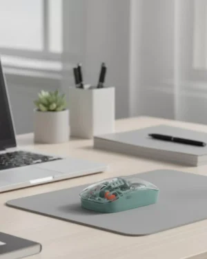 Çift Mod Bağlantılı Kablosuz Mouse Bluetooth ve USB Alıcılı