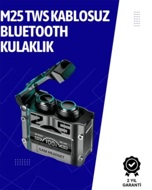 Mikrofonlu Kulaklık | Gürültü Engelleyici | 180 Saat Kullanım Süresi | LED Göstergeli
