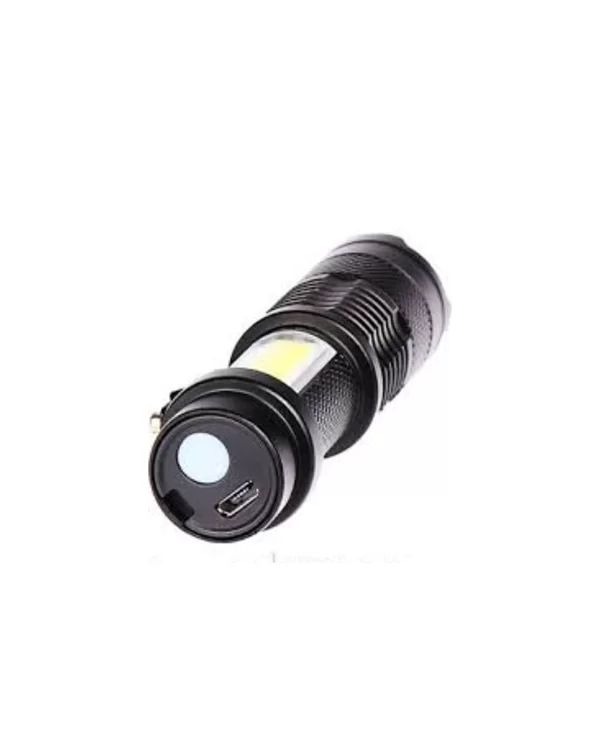 Şarjlı LED El Feneri - 14500 Pil Dahil, 4 Işık Modu, Mini Boy - Görsel 4
