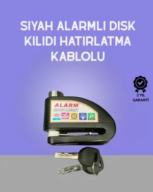 Yüksek Sesli 110dB Çelik Disk Kilidi Su Geçirmez