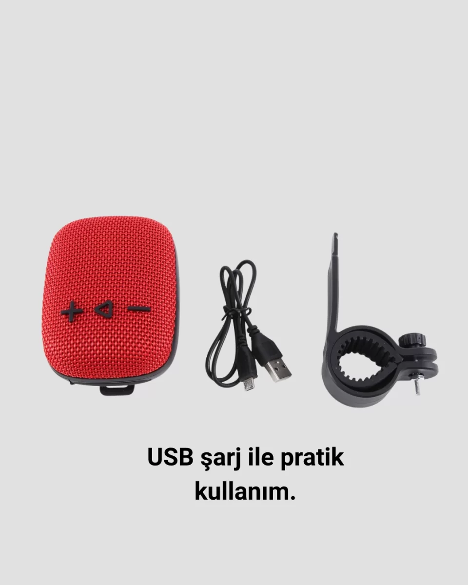USB TF Kart ve FM Radyolu Bluetooth Hoparlör 5W - Görsel 2