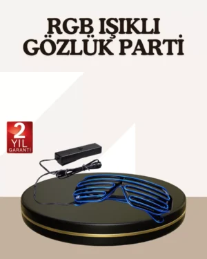 Gece Eğlenceleri İçin LED Işıklı Gözlük