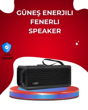 J-IPOX P520 Solar Enerjili Bluetooth Hoparlör FM Radyolu 8W Ses