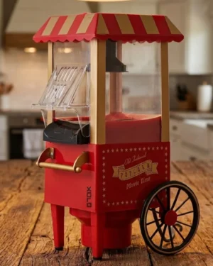 5 Dakikada Popcorn Hazırlayan Yağsız Patlatma Makinesi