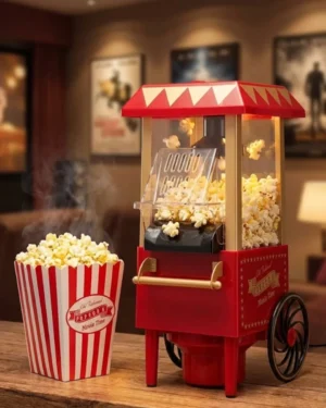 Yağsız Popcorn Makinesi Sıcak Hava ile Hızlı Patlatma