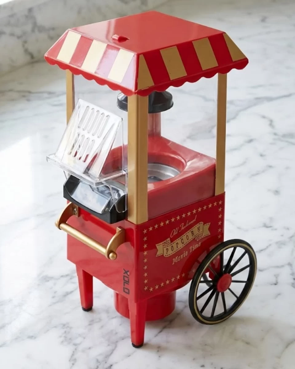 Yağsız Popcorn Makinesi Sıcak Hava ile Hızlı Patlatma