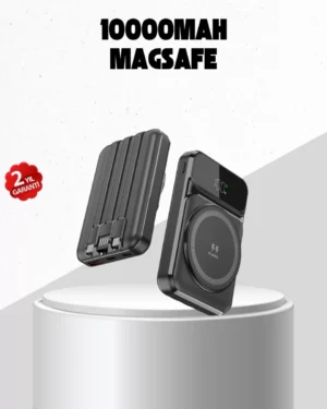 15W Kablosuz Şarj Özellikli 10000 mAh Powerbank –  Type-C Hızlı Şarj