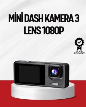 3 Kameralı DVR Araç Kamerası – Tam Güvenlik, Tam Kapsama