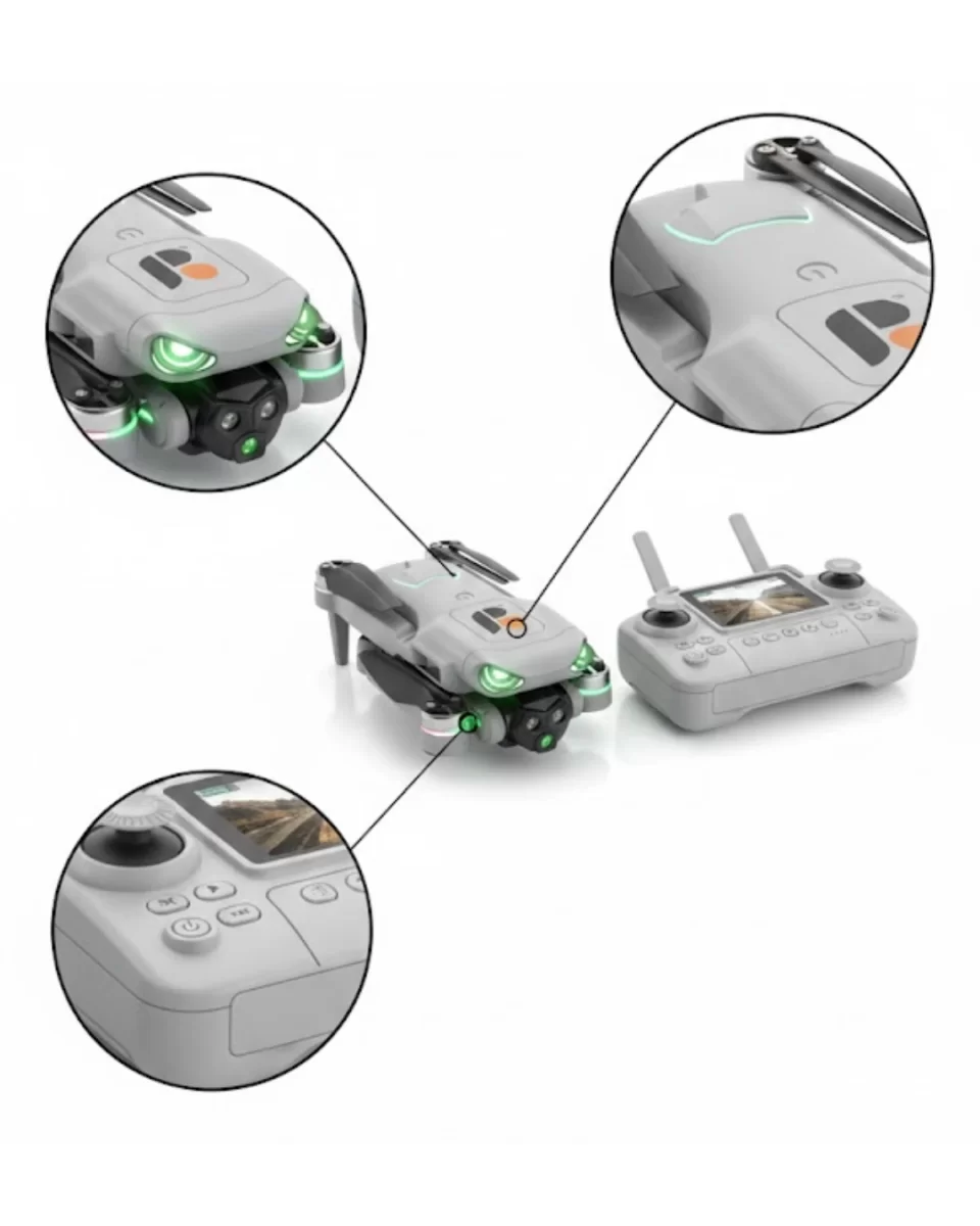 Ekranlı Kumandalı Drone Engel Algılamalı Kolay Kontrol - Görsel 3