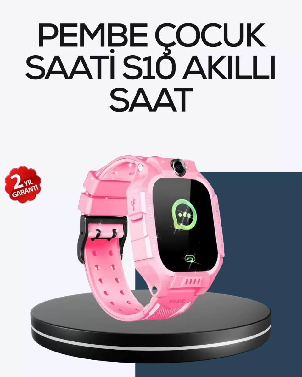 S10 Akıllı Çocuk Saati Çift Yönlü Konuşma ve SOS Fonksiyonu