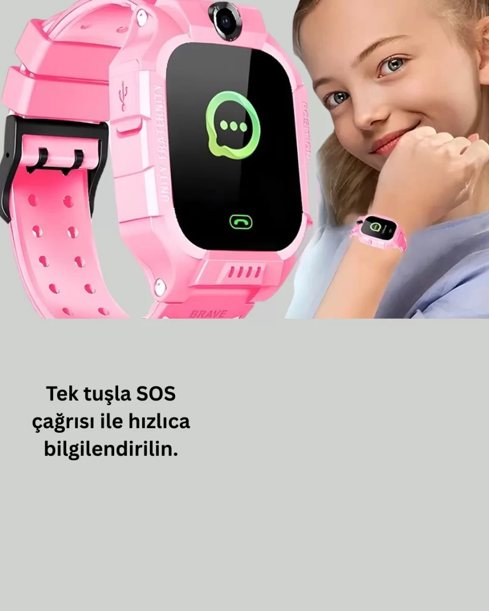 S10 Akıllı Çocuk Saati Çift Yönlü Konuşma ve SOS Fonksiyonu - Görsel 4