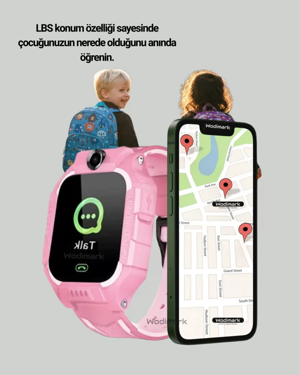 S10 Akıllı Çocuk Saati Çift Yönlü Konuşma ve SOS Fonksiyonu - Görsel 5
