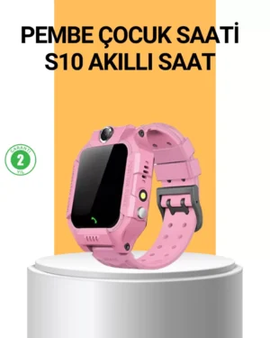 S10 Akıllı Çocuk Saati Anlık Konum ve Sesli Mesaj Destekli