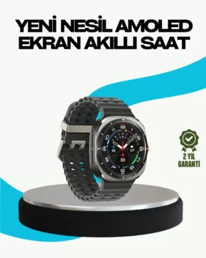 Kablosuz Şarjlı Akıllı Saat Tüm Telefonlarla Uyumlu Çok Fonksiyonlu