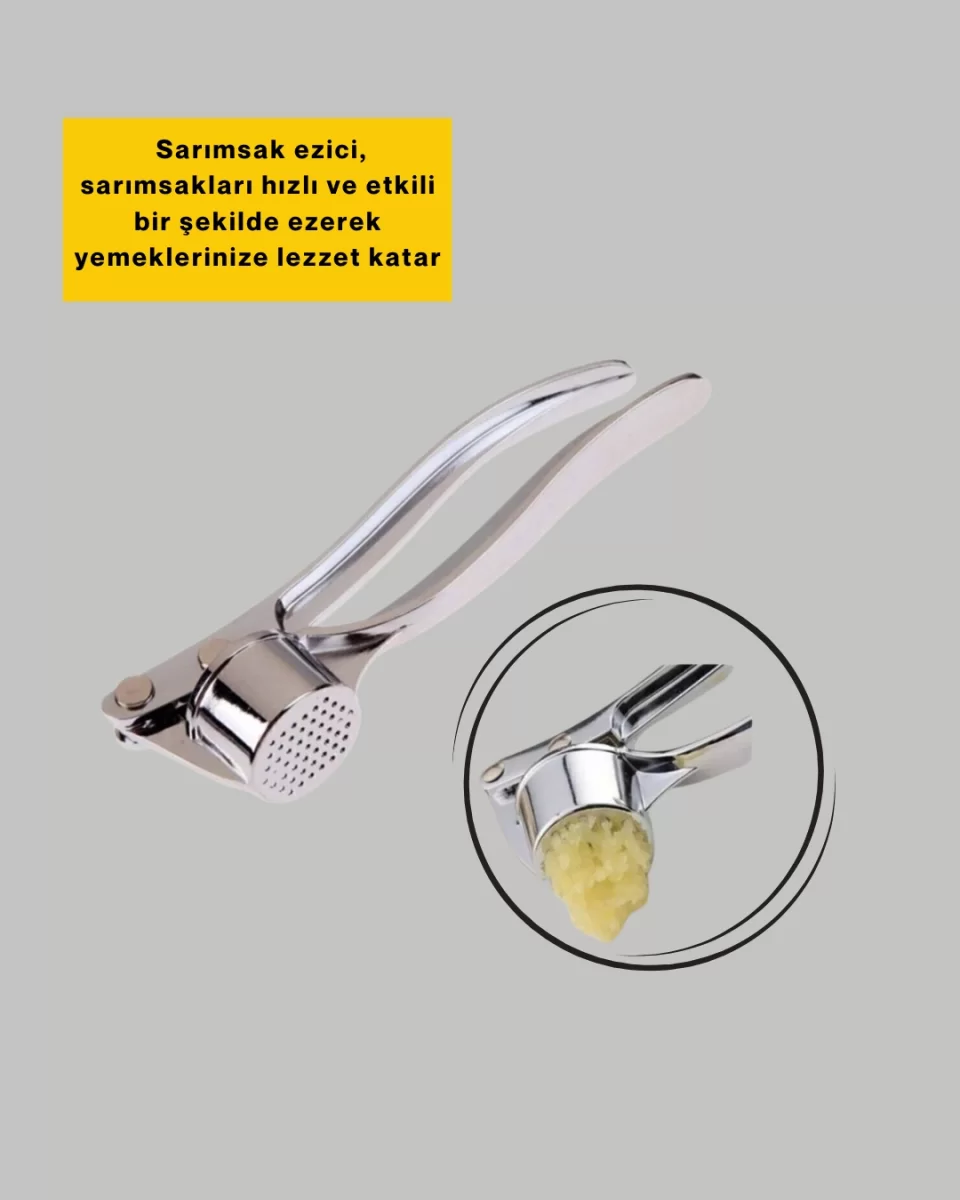 Sarımsak Ezici Kolay Kullanım ve Dayanıklı Gövde - Görsel 2