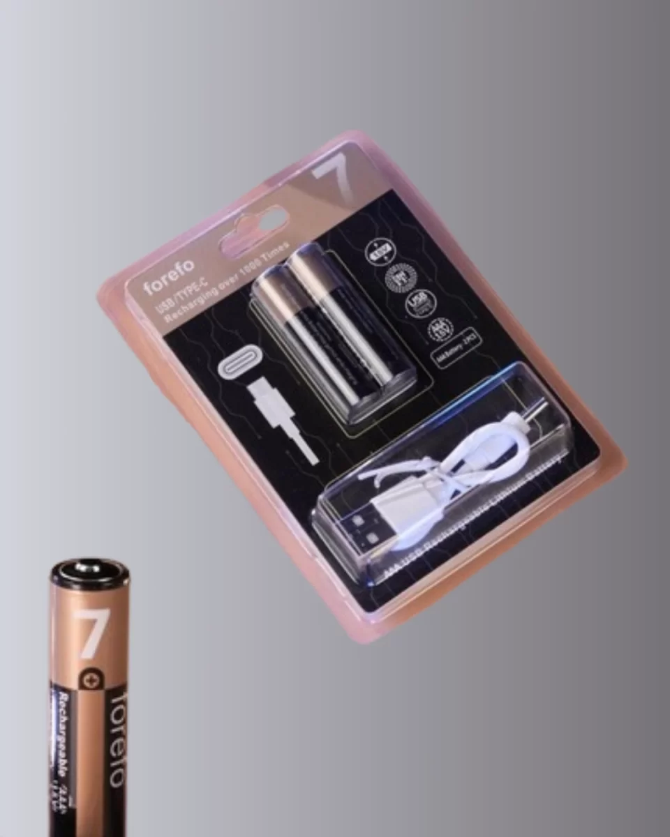 AAA Boyutunda USB Şarjlı Pil – Kompakt Tasarım, Geniş Uyumluluk - Görsel 4