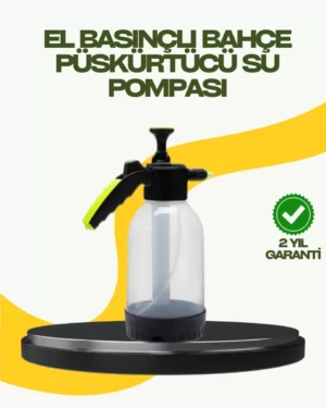Manuel Basınçlı Köpük Püskürtücü Ayarlanabilir Nozullu 2 Litre Araba Yıkama