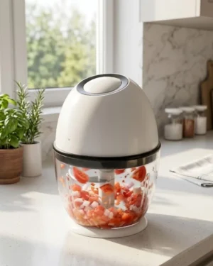 Şarjlı Mini Doğrayıcı 450 ML Kablosuz Sebze Doğrayıcı