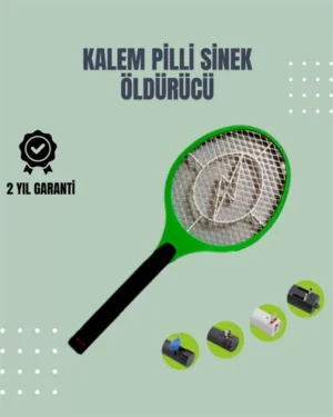 Sessiz ve Etkili Böcek Öldürücü – Üç Katmanlı Koruyucu Izgaralı Elektronik Sineklik