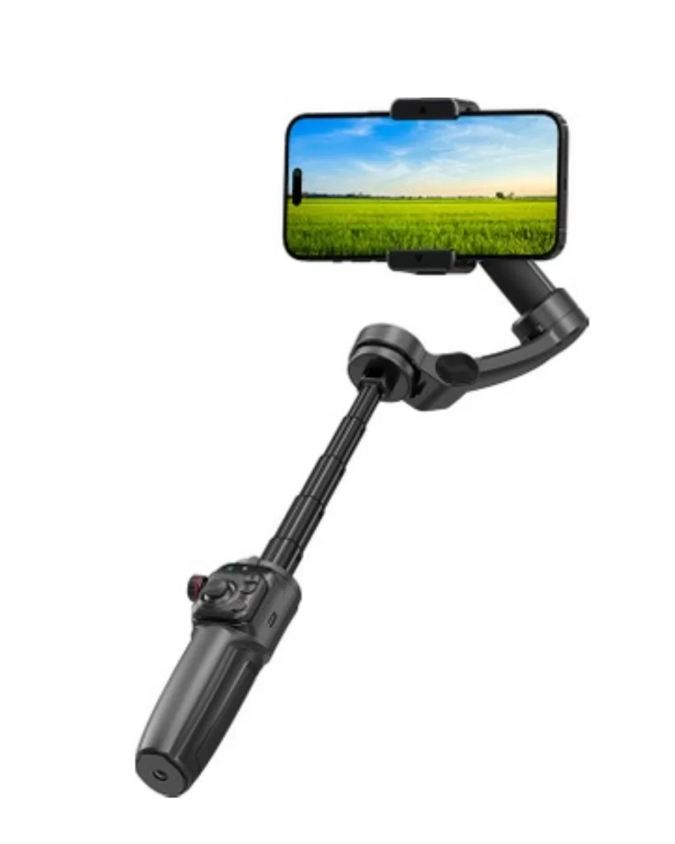 Profesyonel Telefon Video Sabitleyici Gimbal Stabilizer Vlog Aparatı - Görsel 2