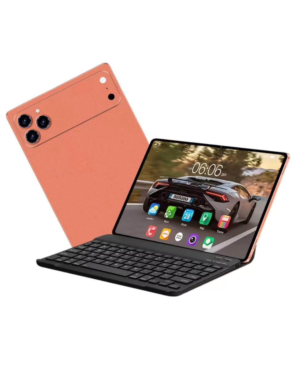 Dokunmatik Android Tablet Klavyeli Kalemli Kılıflı Set - Görsel 3