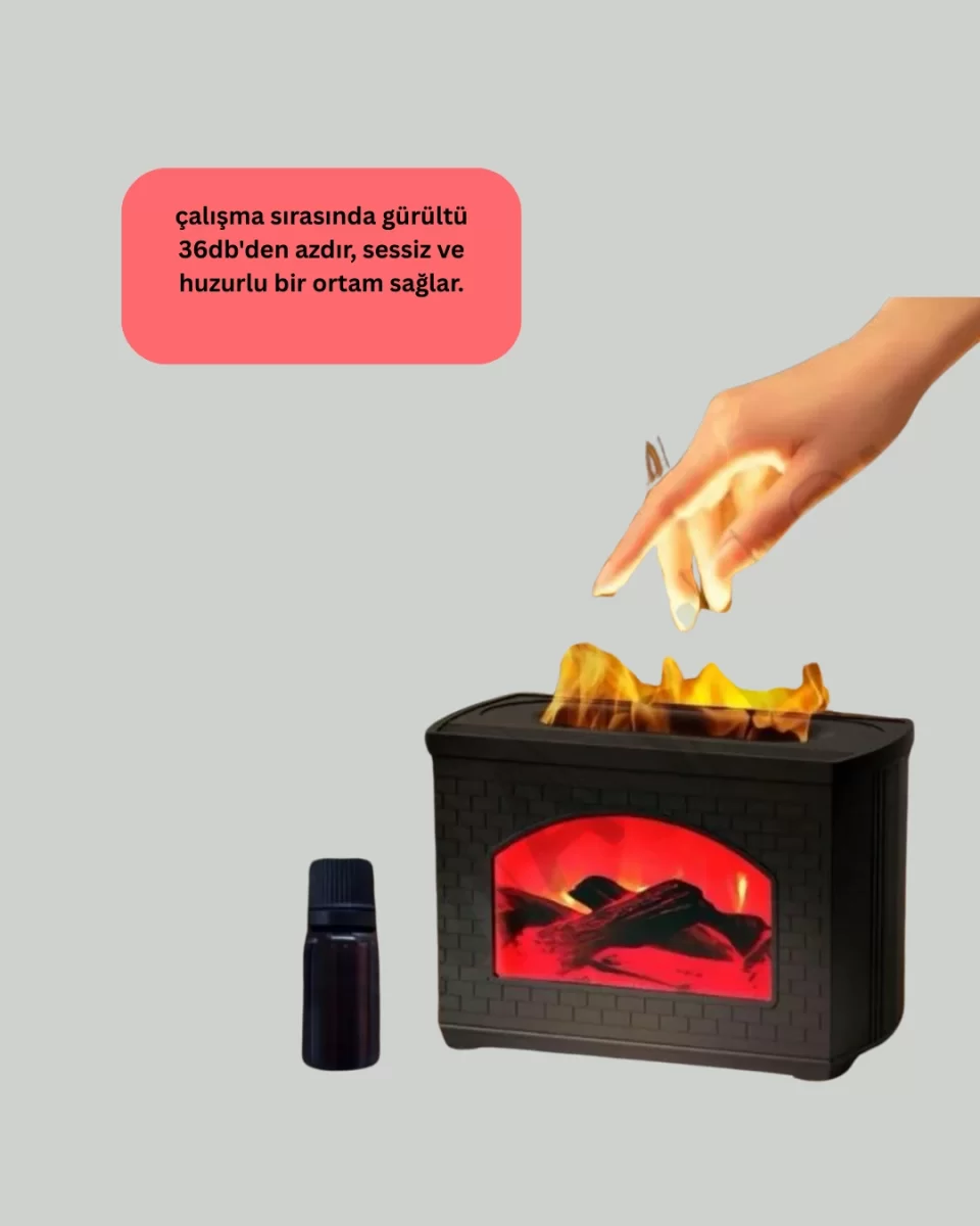 USB Güçlü Ultrasonik Hava Nemlendirici Sessiz Çalışan 270 ml Difüzör - Görsel 2