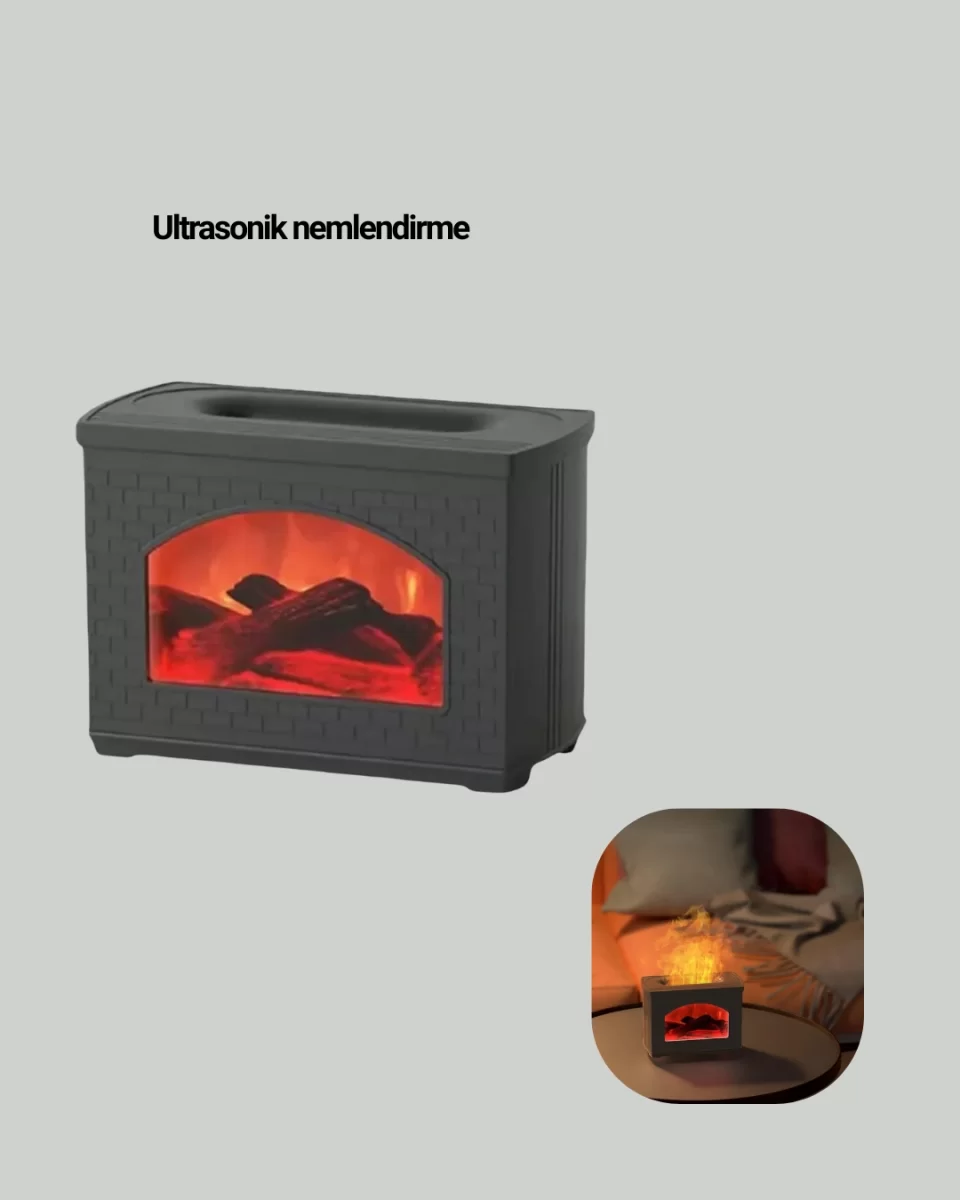 USB Güçlü Ultrasonik Hava Nemlendirici Sessiz Çalışan 270 ml Difüzör - Görsel 3