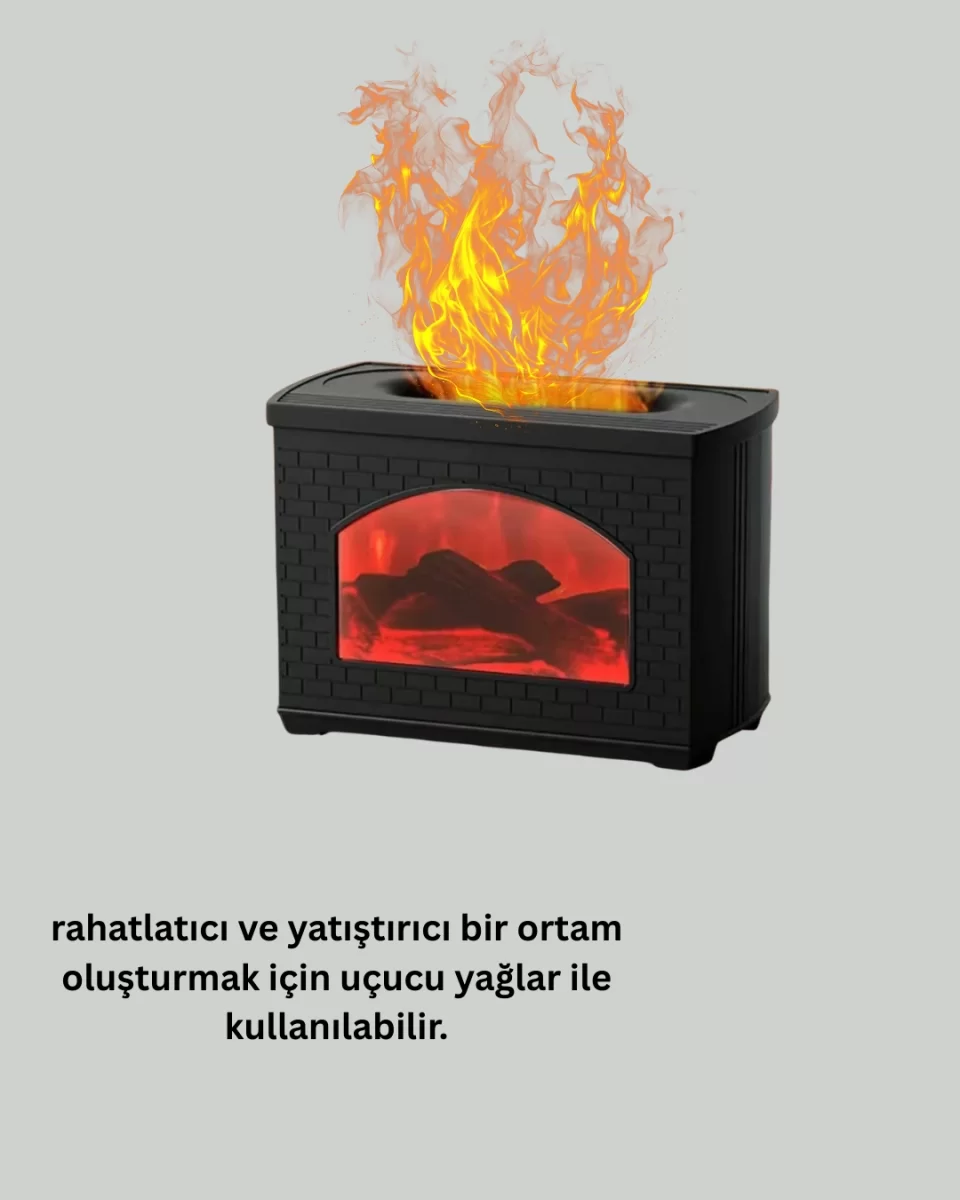 USB Güçlü Ultrasonik Hava Nemlendirici Sessiz Çalışan 270 ml Difüzör - Görsel 4