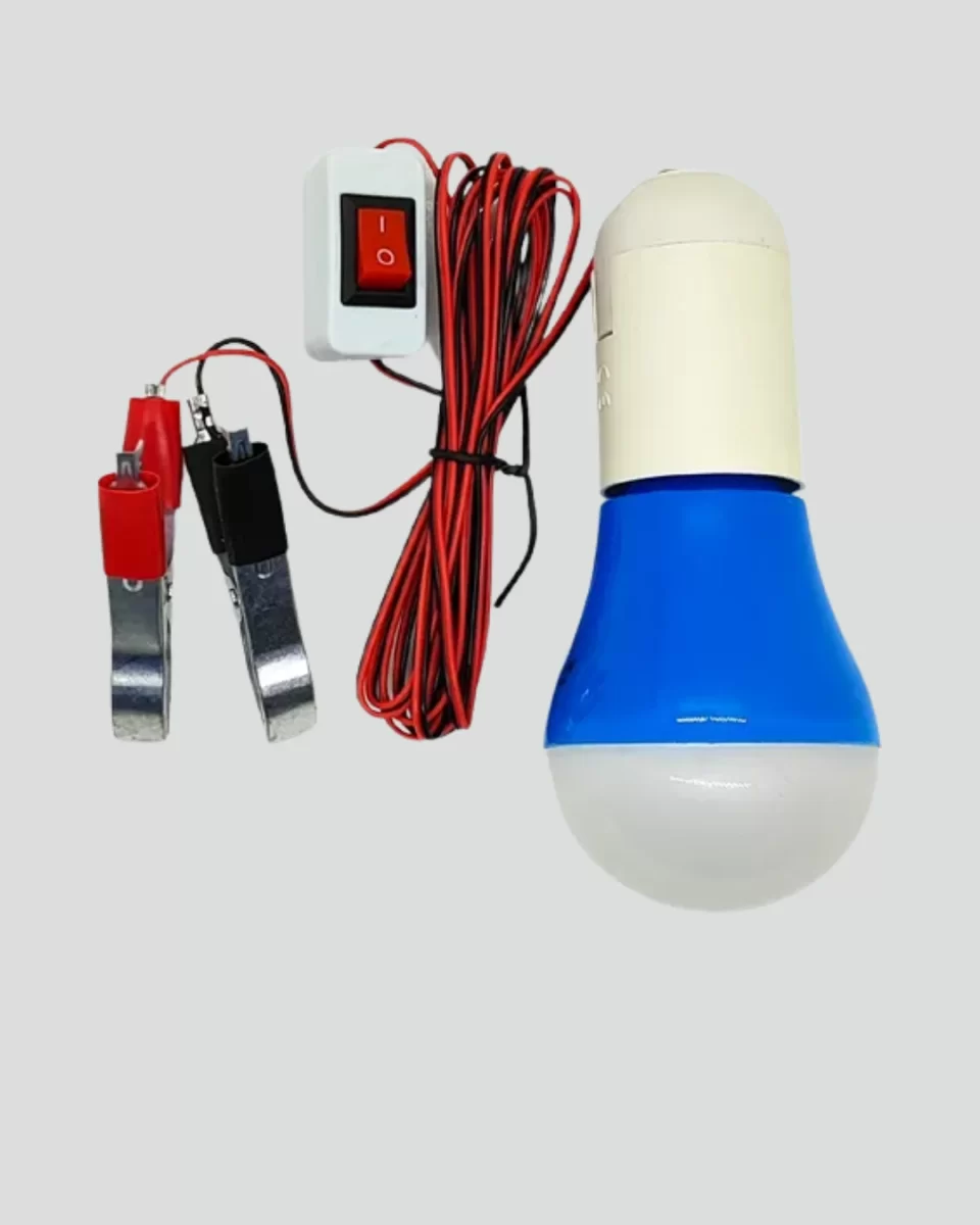 Timsah Kıskaçlı 12V LED Ampul Kamp ve Acil Durum Lambası - Görsel 3