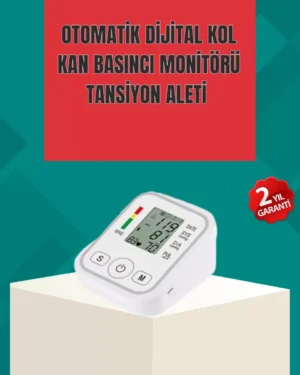 Kol Tipi LCD Ekranlı Elektronik Tansiyon Monitörü