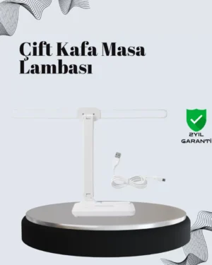 Ayarlanabilir Açıya Sahip Masa Lambası | Kademeli Işık Seviyesi, Modern ve Kompakt Tasarım