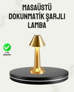 Kablosuz LED Masa Lambası 1800mAh 3 Renk Aydınlatma Dokunmatik